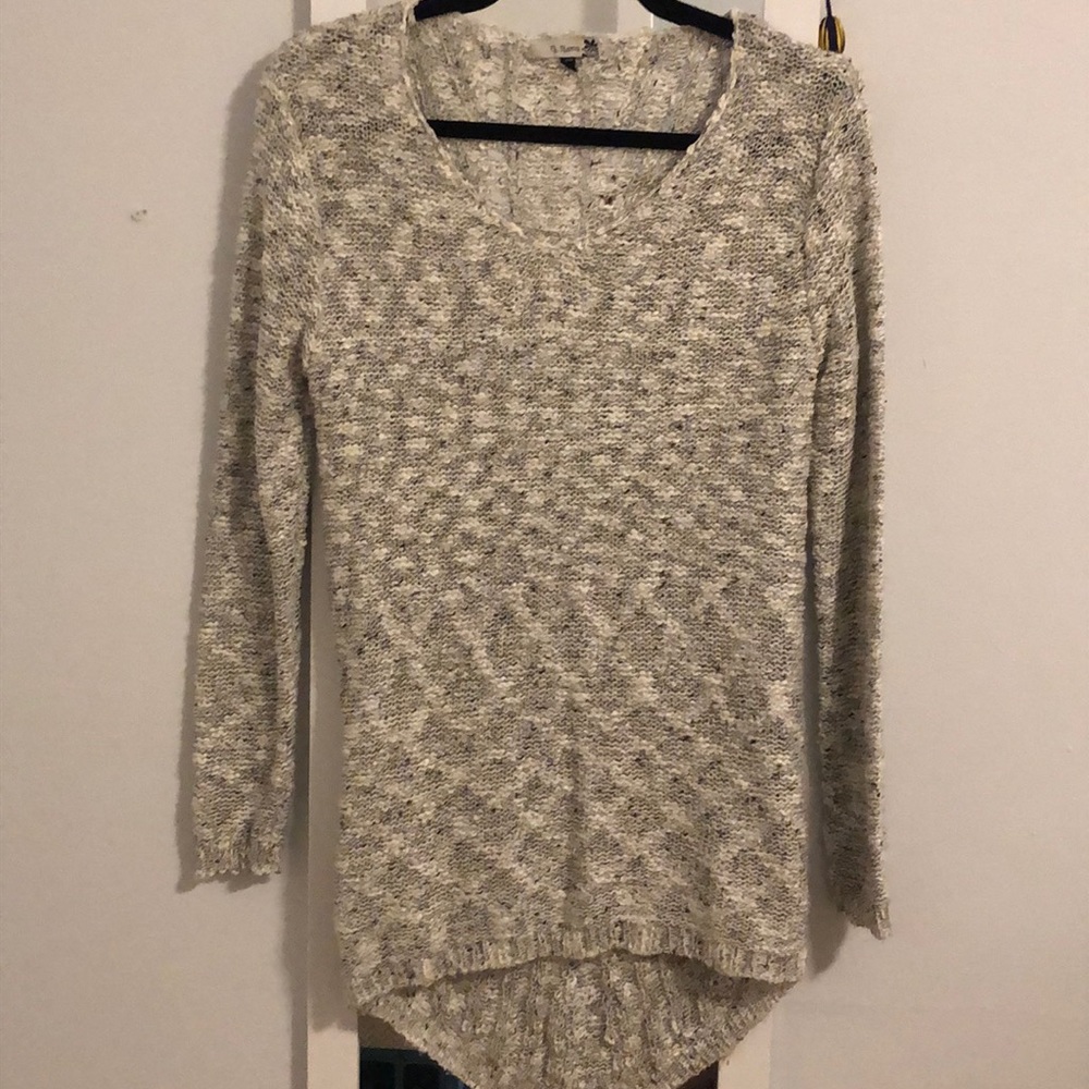 Gray Tunic Sweater